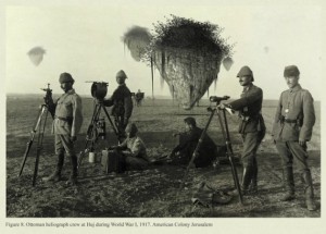 small-Ottoman-heliograph-crew-at-Huj-during-World-War-I-1917.-American-Colony-Jerusalem-570x410